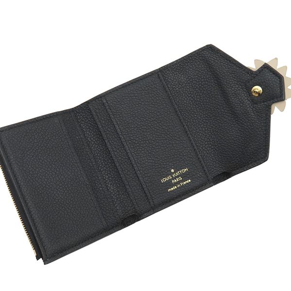 Louis Vuitton Trifold Wallet Portefeuille Zoë Monogram Empreinte Caramel Gold