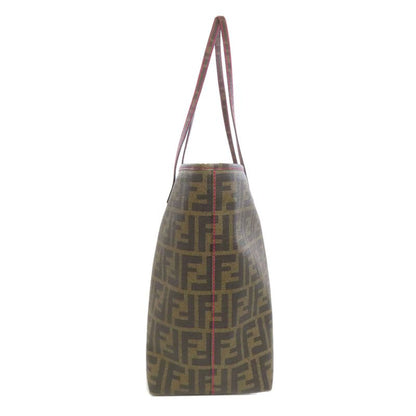 Fendi Zucca Pattern Tote Bag Leather Women