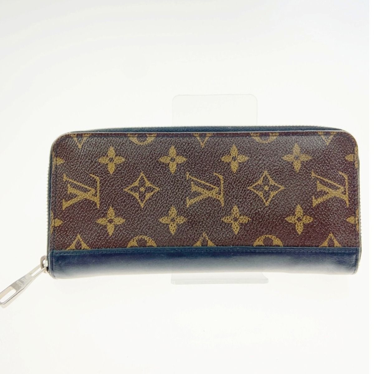Louis Vuitton Monogram Macassar Zippy Wallet Vertical Round Zipper Long