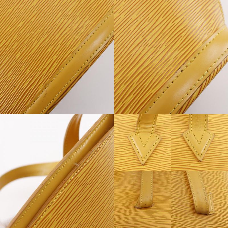 Louis Vuitton Saint-jacques M52279 Epi Leather Tassili Yellow Vi0993 Ladies