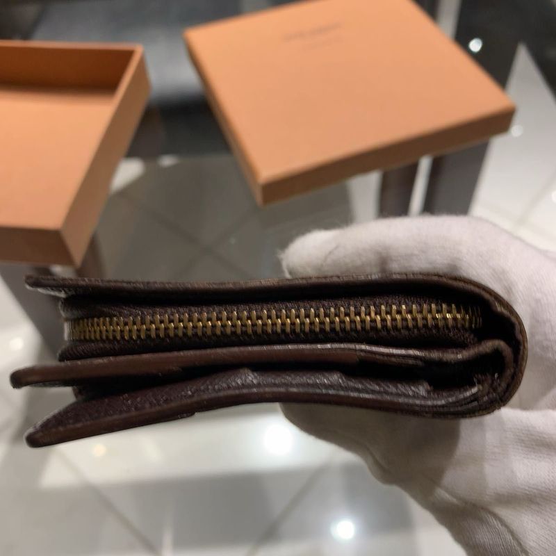 Authentic Louis Vuitton Damier Compact Folding Wallet