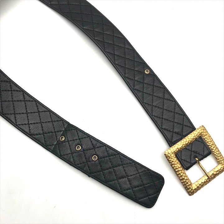 Chanel CC Logo Push Lock Mini Quilted Waist Pouch Black