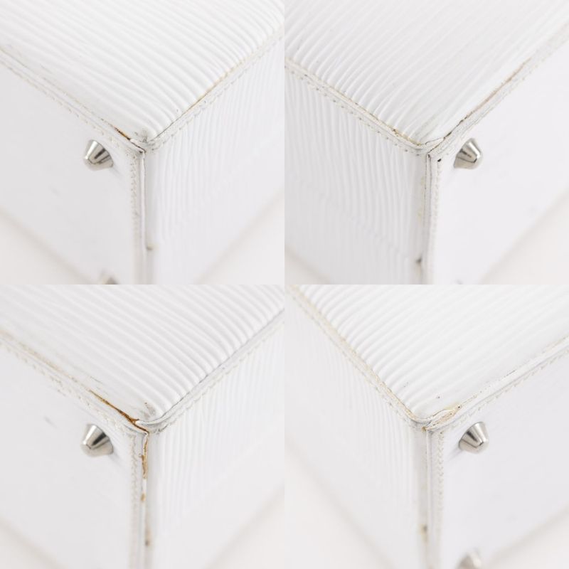 Fendi 2WAY Shoulder Vintage Calf White Women's Handbag