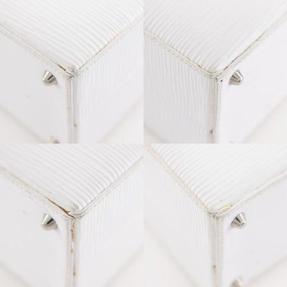 Fendi 2WAY Shoulder Vintage Calf White Women's Handbag