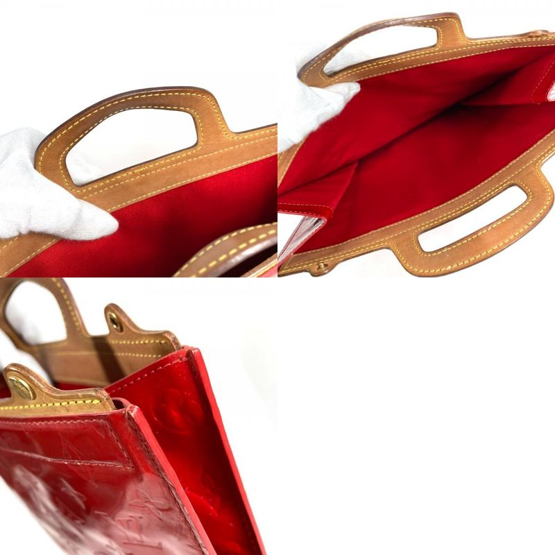 Louis Vuitton Handbag Stanton M91078 Monogram Vernis Red