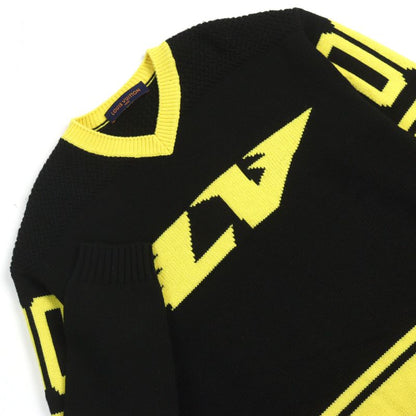Louis Vuitton 22SS Hmn86w LV Intarsia Football Knit Cashmere Blend Amen Break