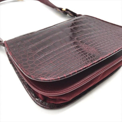Cartier Leather Suede Shoulder Bag