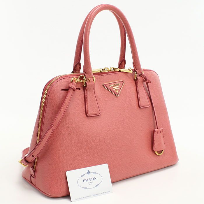 Prada 2WAY Handbag Saffiano Leather Bl0837 Handbag Leather Women