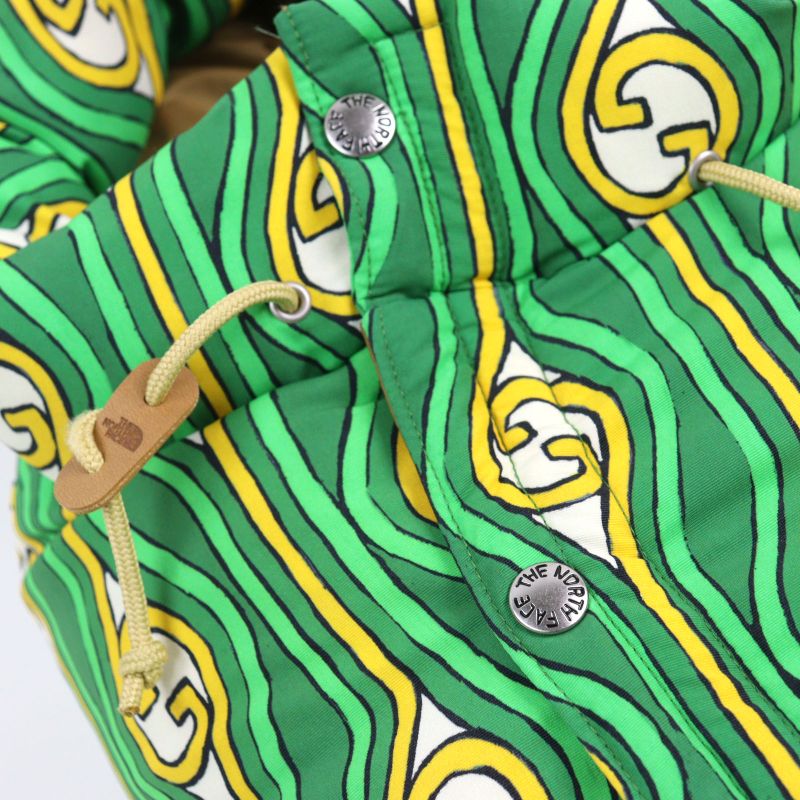 Gucci X The North Face 21SS 648858 Interlocking G Pattern Logo Patch Hooded