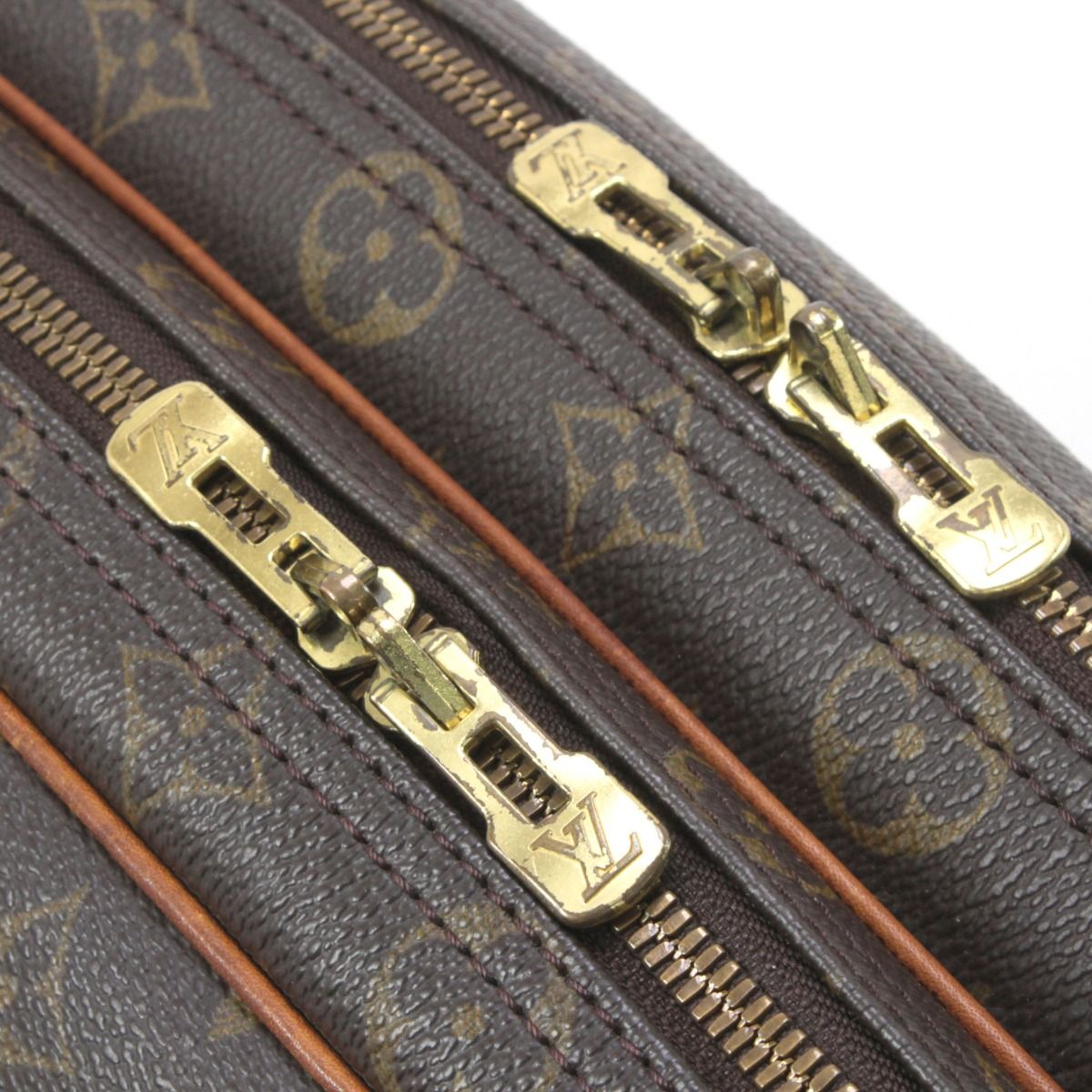 Louis Vuitton Monogram Reporter GM Shoulder Bag M45252 Brown