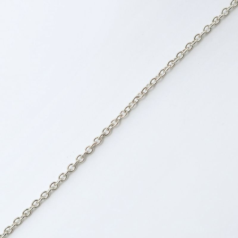 Tiffany & Co Open Heart Elsa Peretti 925 Silver Ladies 2.2g Necklace