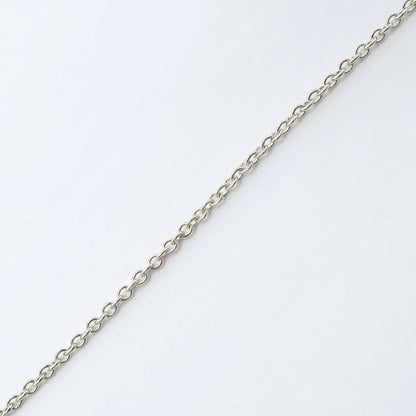 Tiffany & Co Open Heart Elsa Peretti 925 Silver Ladies 2.2g Necklace