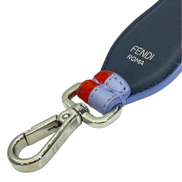 Fendi Strap You Long Shoulder Strap Accessories For Bags Wave Suede Leather Red