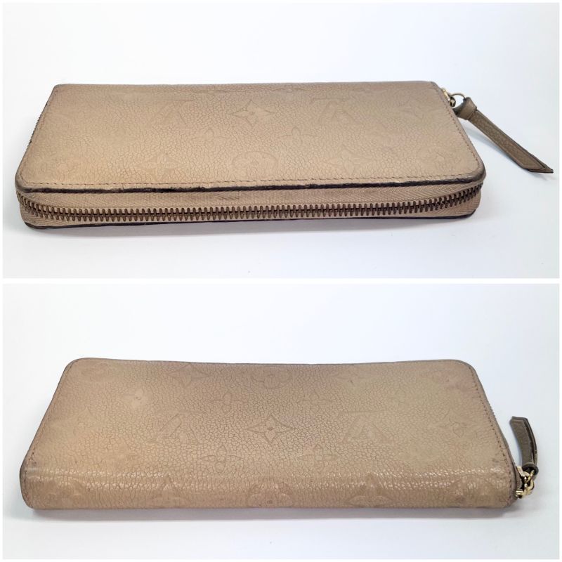 Louis Vuitton Long Wallet Empreinte Clemence Round Zipper M60173 35bs092