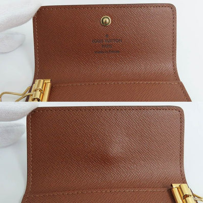 Louis Vuitton Key Case Multicles 4 M69517 Monogram Brown Gold Hardware