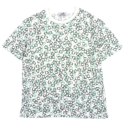 Hermes 100% Cotton Chaine D'ancre Print Crew Neck Short Sleeve Short Sleeve