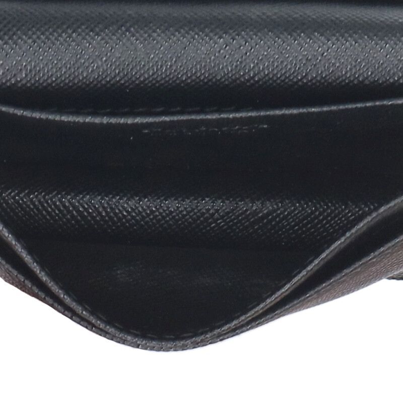 Prada 2mc122 Triangle Logo Plate Leather Card Case Men's