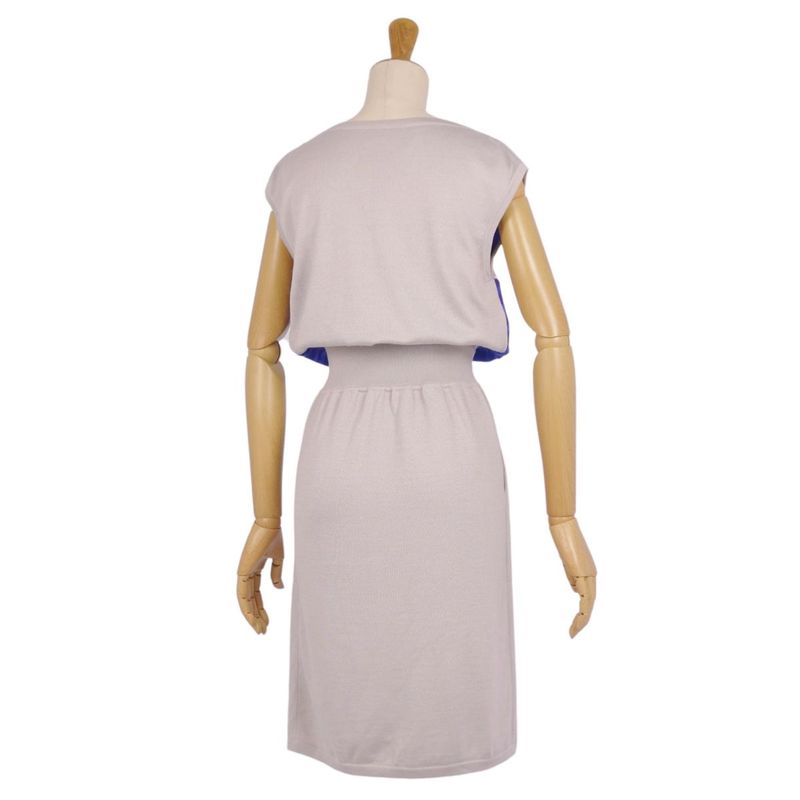Hermes Dress Sleeveless Knit Cashmere Silk