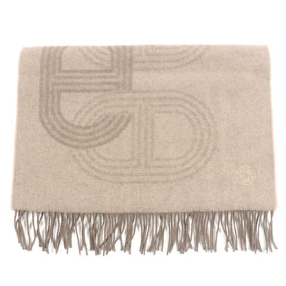  Hermes Circuit 24 100% Cashmere Chaine D'ancre Serie Button Embroidery