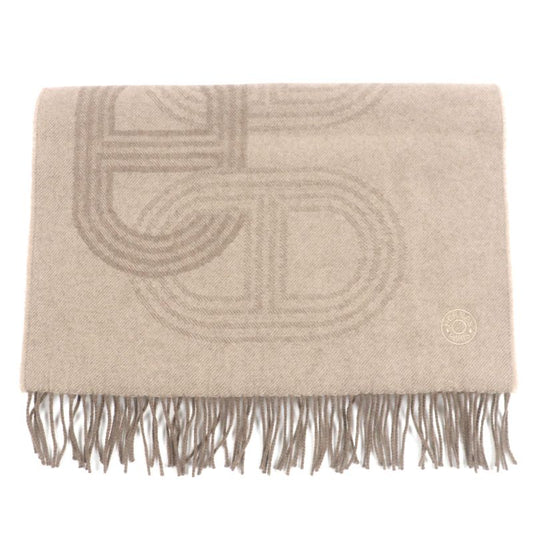  Hermes Circuit 24 100% Cashmere Chaine D'ancre Serie Button Embroidery