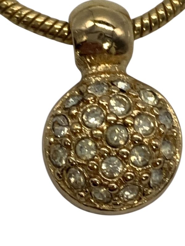 1421 Christian Dior Gold Necklace Preowned