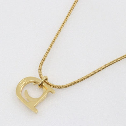 [dior] Christian Dior DC Gold Plated And Rhinestone Ladies 7.8g Necklace