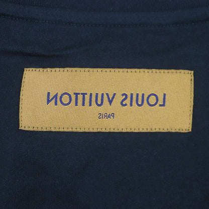 Louis Vuitton 23ss 100% Cotton LV Concert Print Inside Out Short Sleeve Black