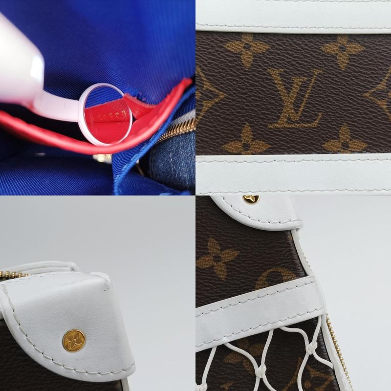 Louis Vuitton Soft Trunk Fawn Box Monogram / Brownish And White Monogram