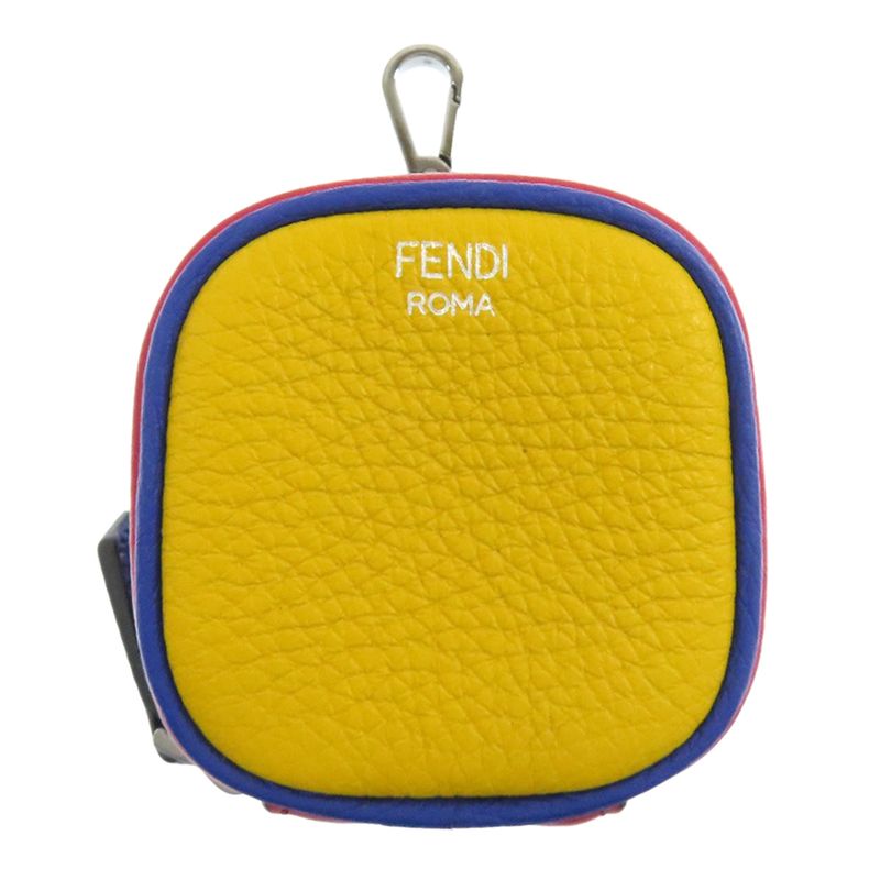 Fendi Logo Accessory Pouch Leather Women
