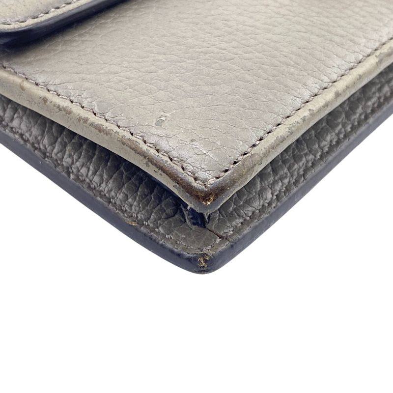 Gucci 510314 Chain Wallet Shoulder Bag Cabasn Diagonal Shoulder Brand Gray Women