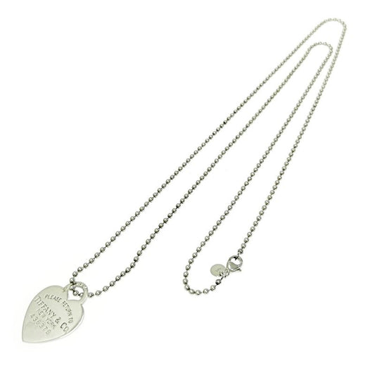 Tiffany & Co Silver Return to Heart Tag Necklace 23.4g 925 Engraved 340948