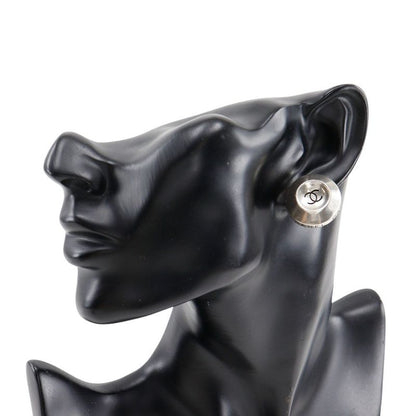 Chanel Coco Mark Metal Silver 99P Ladies 19.1g Earring