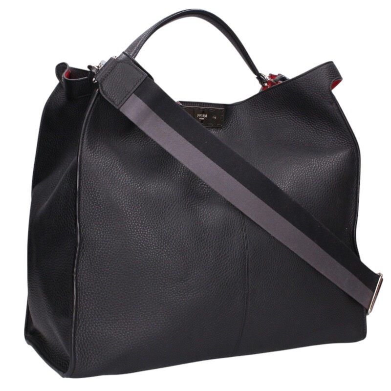 Fendi 7va448 Peekaboo X Light 2wayleather Shoulder Handbag For Men