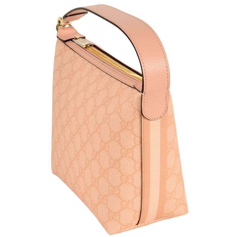 Gucci Ophidia Super Mini Shoulder Bag In GG Supreme Canvas 795170 Pink