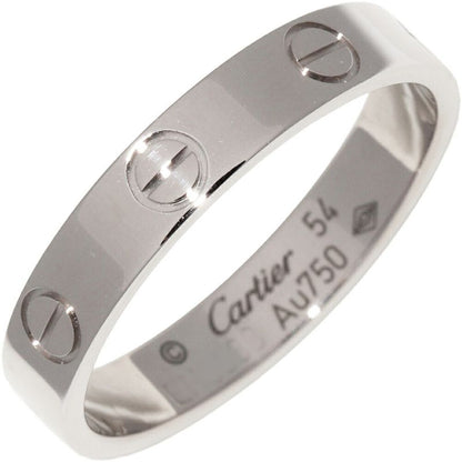 Cartier Ring 18K White Gold Love Ring Small Model Mini Love Ring Love Wedding