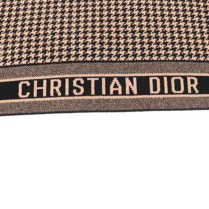 Christian DIOR 024c12am035 Hooded Staggered Logo Design Cashmere Cape Poncho
