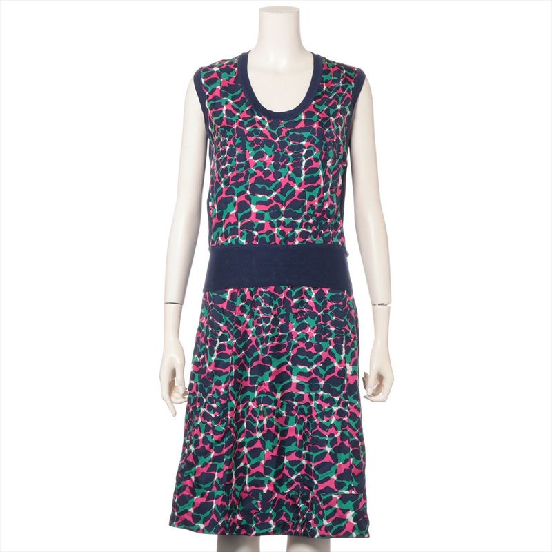 Louis Vuitton Silk And Cashmere Set-up S 34 Leopard Print Multicolor Made In