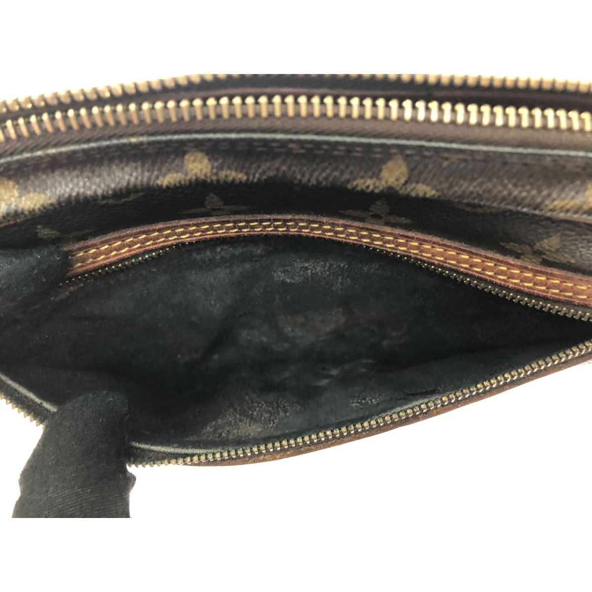 Louis Vuitton Monogram Marly Dragonne GM Second Bag M51825 Brown