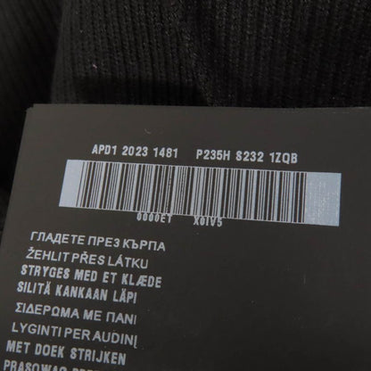 Prada 2023 P235h Virgin Wool Bottoms Pants Black 36 Ladies