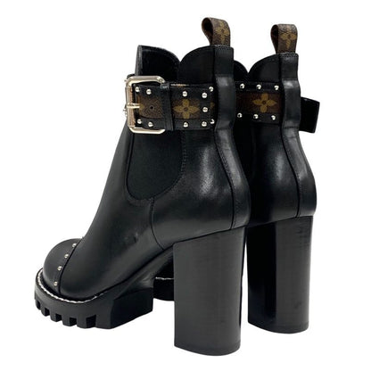 Louis Vuitton Star Trail Short Boots Ankle Boots Side Gore Studded Belt