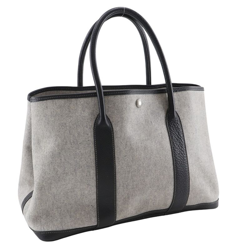 Hermes Garden Party 36 PM Toile Ash Gray Ladies Tote Bag