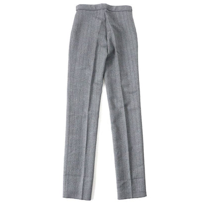 Gucci Vintage 2000 100% Wool Tom Ford Period Leather Belted Herringbone