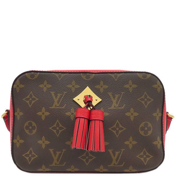 Louis Vuitton Shoulder Bag Saintonge Monogram Canvas Coclico Gold Hardware