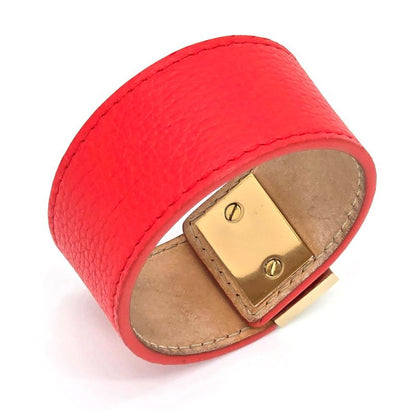 Balenciaga 332916 Ludis Leather Bracelet Approximately 17cm (669in) Around The