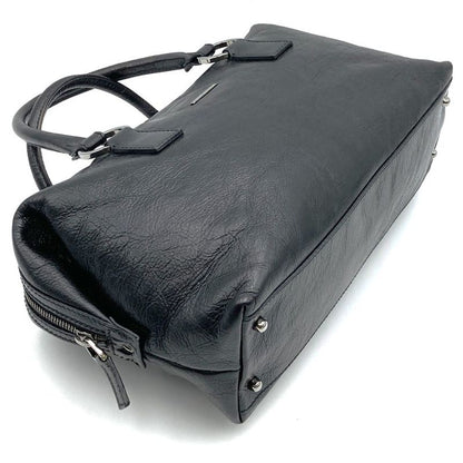 Gucci 113009 Handbag Mini Boston Leather Black Women Men Fashion