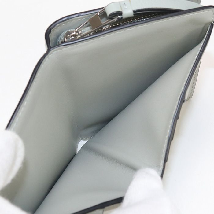 Loewe Compact Zip Wallet Puzzle Bifold Wallet With Coin Purse Calf Womens