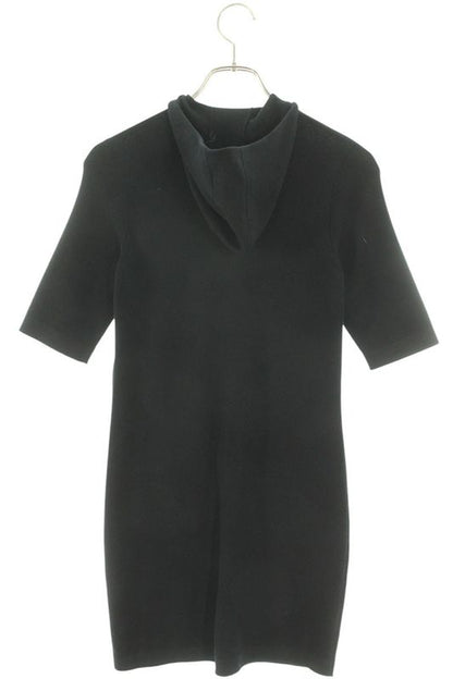 Chanel P78647k11372 Cashmere Blend Half Zip Dress Women 36