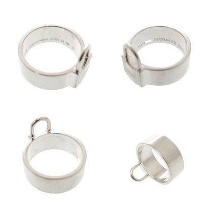 Hermes Alpha Kelly Silver 925 #54 Ring 0950 Hermes
