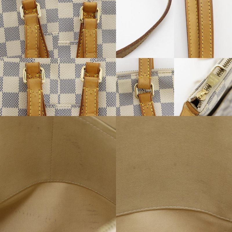 Louis Vuitton Totally PM N41280 Damier Azure Canvas White Tj4154 Ladies Tote Bag