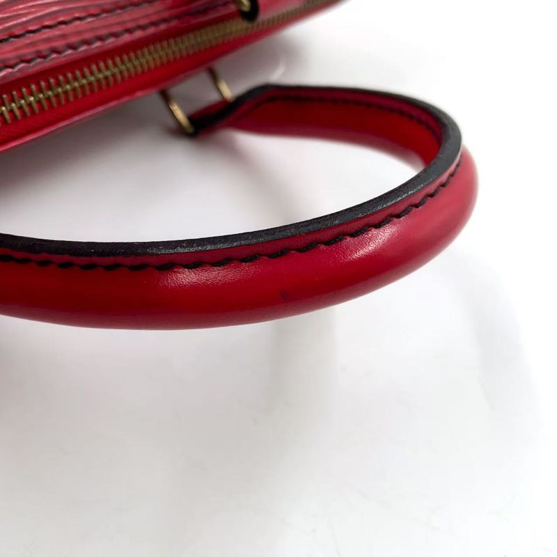 Louis Vuitton Speedy 25 Epi Castilian Red Leather Red Handbag Gold M43017